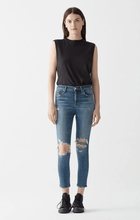 Load image into Gallery viewer, SOPHIE SPITE高腰Skinny膝蓋刷破