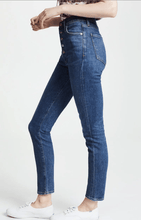 Load image into Gallery viewer, Olivia Circa高腰排釦直筒牛仔褲
