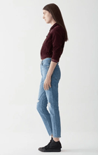 Load image into Gallery viewer, JAMIE HI RISE CLASSIC ANGST高腰直筒膝蓋刷破
