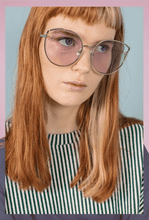 Load image into Gallery viewer, 貓眼造型墨鏡 兩色
