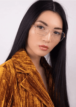 Load image into Gallery viewer, 飛行員式平光眼鏡 金色
