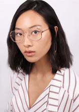 Load image into Gallery viewer, For Art's Sake 幾何鏡片光學眼鏡 玫瑰金
