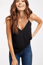 Load image into Gallery viewer, 美國細肩V領背心 黑白兩色
