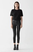 Load image into Gallery viewer, COATED BLACK Skinny 仿皮高腰皮褲
