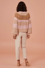 Load image into Gallery viewer, 圓領拼色針織毛衣
