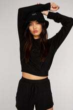 Load image into Gallery viewer, 連帽抽繩短版Hoodie 兩色
