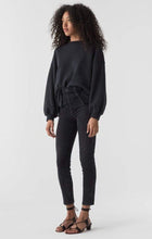Load image into Gallery viewer, Nico High Rise Slim Fit in Virtue 高腰黑色合身九分牛仔褲
