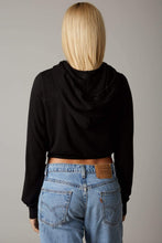 Load image into Gallery viewer, 連帽抽繩短版Hoodie 兩色
